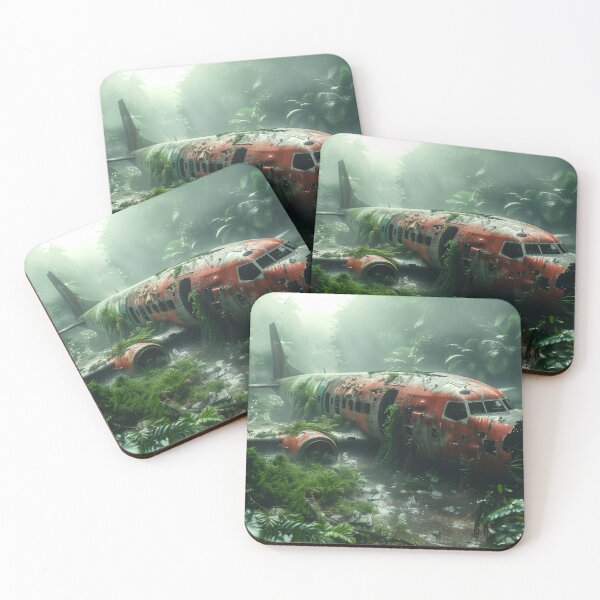 Item preview, Rainforest - Crashed Airplane designed and sold by KootenayDesigns.