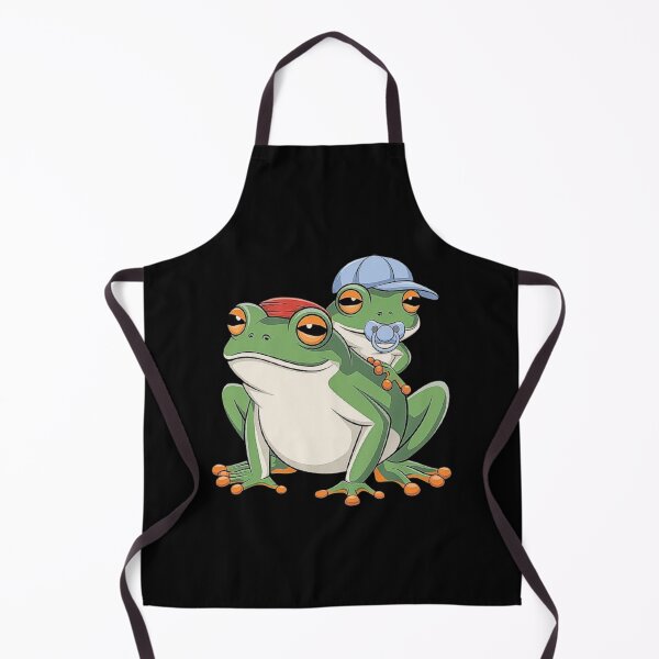 Item preview, Playful Frog Mom Carrying Her Baby on Her Back – Perfect for Frog Enthusiasts designed and sold by love3617.