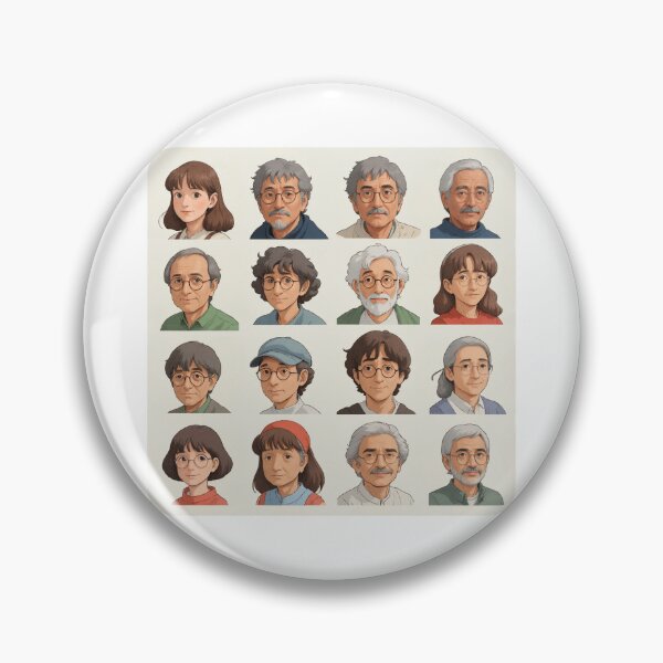 Item preview, Ghibli faces designed and sold by Izhevsky.