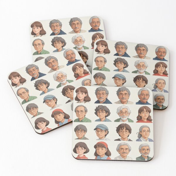 Item preview, Ghibli faces designed and sold by Izhevsky.