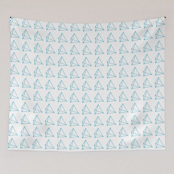 Item preview, Turquoise Blue Tetrahedron designed and sold by MagentaTwilight.