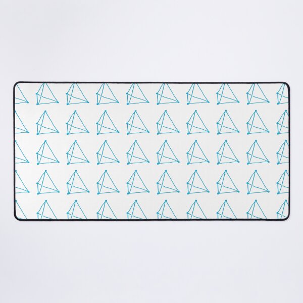 Item preview, Turquoise Blue Tetrahedron designed and sold by MagentaTwilight.
