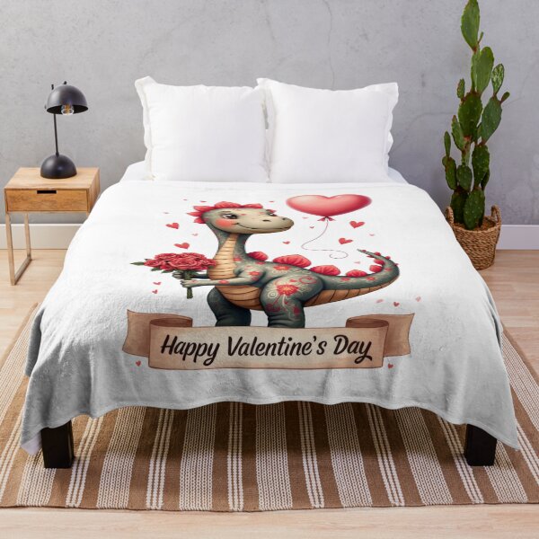 Item preview, Romantic Dino Valentine's Day - Cute Love-Themed Design designed and sold by SakkharinT-Cad.