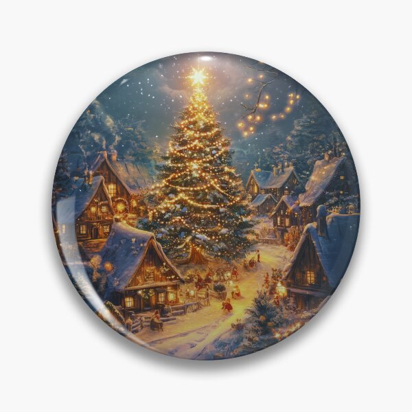 Item preview, A Christmas Village (1/2) designed and sold by Styled by Anne.