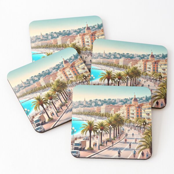 Item preview, Promenade des Anglais: Nice’s Most Beautiful Invitation designed and sold by unrealartwork.