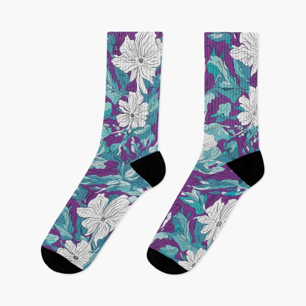 Item preview, Abstract floral pattern designed and sold by drawn-by-nature.