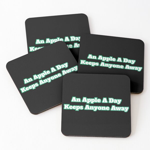 Item preview, An Apple A Day Keeps Anyone Away designed and sold by AlchemyColor.