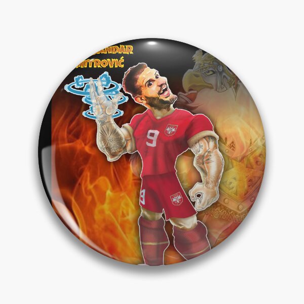 Item preview, Caricature of Aleksandar Mitrovic football player designed and sold by Dimisbarbarian.