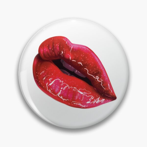 Item preview, Juicy lips realistic digital paintig designed and sold by Wolshebnaja.