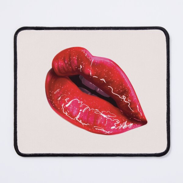 Item preview, Juicy lips realistic digital paintig designed and sold by Wolshebnaja.
