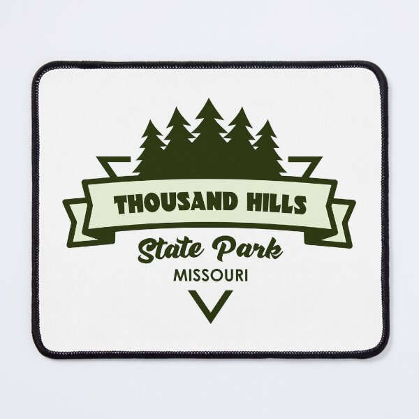 Item preview, Thousand Hills State Park Missouri Trees And Ribbon designed and sold by bivenart.
