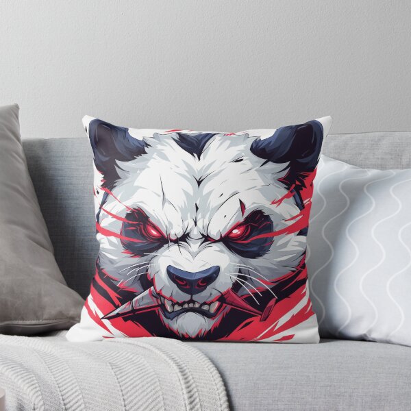 Item preview, panda head angry logo designed and sold by moqudesign.