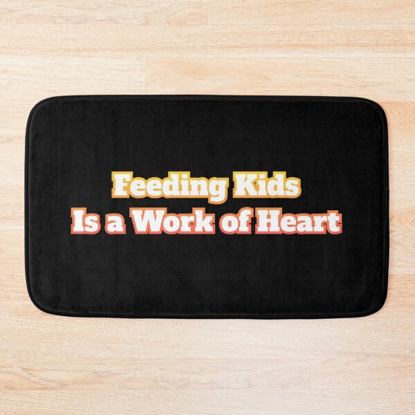 Item preview, Feeding Kids Is a Work of Heart designed and sold by AlchemyColor.