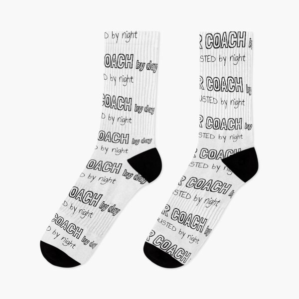 Item preview, Soccer Coach by Day Exhausted by Night designed and sold by MargLandmeter.