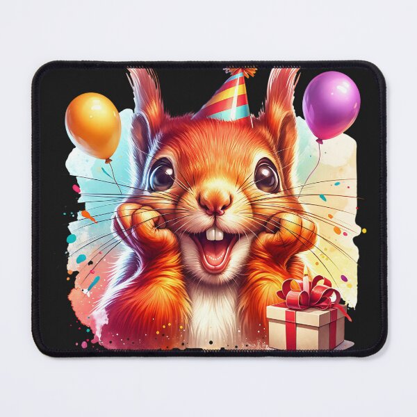 Item preview, Cute Party Squirrel  designed and sold by AwesomeBeyondLimits.