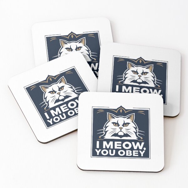Item preview, I Meow, You Obey - Hilarious Cat Meme designed and sold by 2gather1ness.