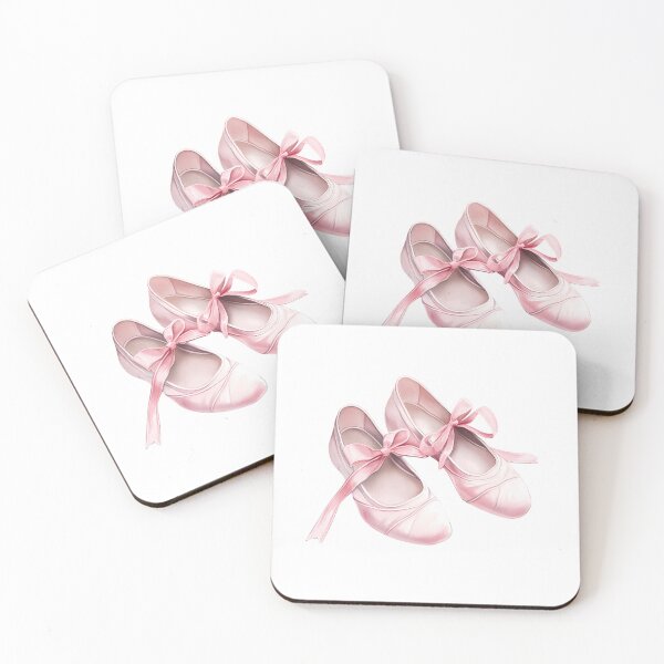 Item preview, vintage pink ballerina pointe shoes, retro pointe shoes for ballet designed and sold by AlinaMalina24.