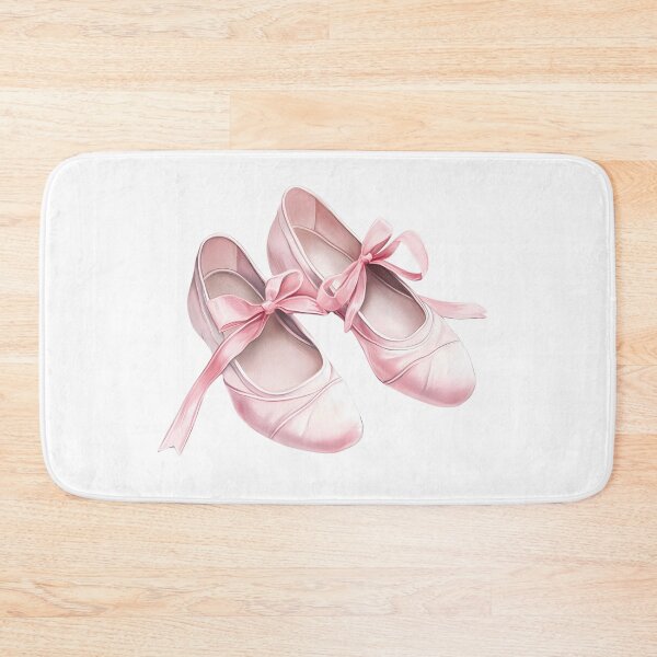 Item preview, vintage pink ballerina pointe shoes, retro pointe shoes for ballet designed and sold by AlinaMalina24.