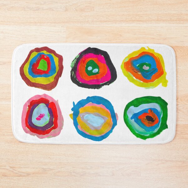 Item preview, Colorful Circle Paint on White designed and sold by 02lab.