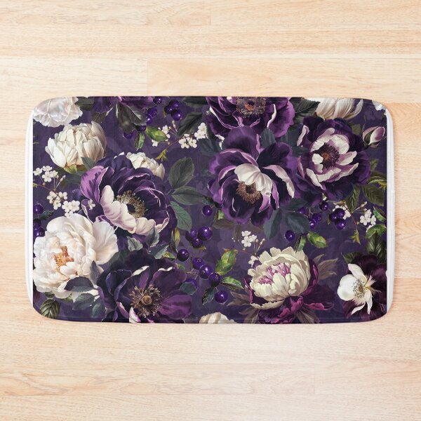Item preview, Vintage Dark Mystic Nostalgic Purple Roses Peonies Garden  Nightgarden designed and sold by UtArt.