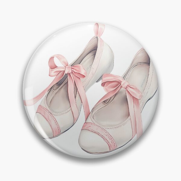 Item preview, vintage poster pink ballerina pointe shoes, retro pointe shoes for ballet designed and sold by AlinaMalina24.