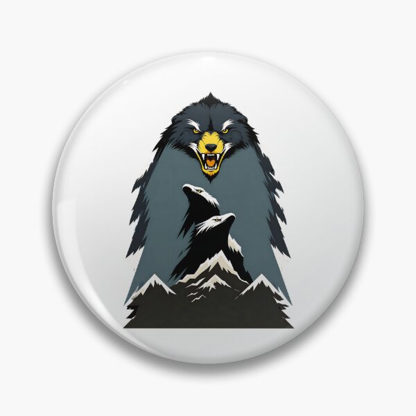 Item preview, Fierce Bear and Eagles Mountain Design designed and sold by Taans-Creation.