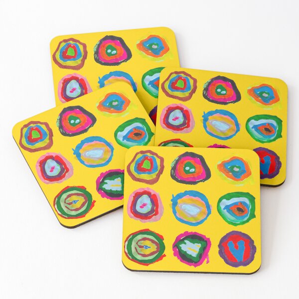 Item preview, Colorful Circle Paint on White designed and sold by 02lab.