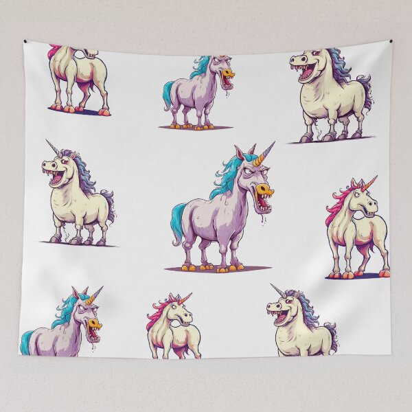 Item preview, Ugly Unicorn Swagger Pattern 1 designed and sold by Tom-Johnson.