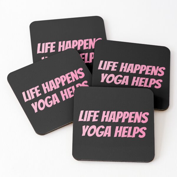 Item preview, Life Happens Yoga Helps designed and sold by AlchemyColor.