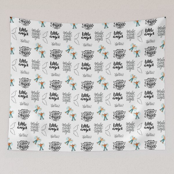 Item preview, Little angel, playing in the snow designed and sold by huape.