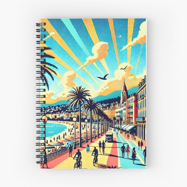 Item preview, Promenade des Anglais Splashed with Pop Art Energy designed and sold by unrealartwork.