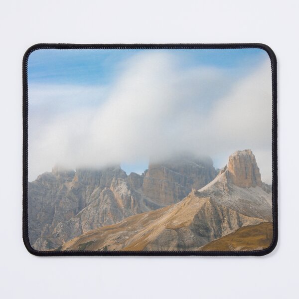 Item preview, Misty clouds over the autumn orange dolomites designed and sold by Patrik Lovrin.