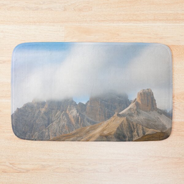 Item preview, Misty clouds over the autumn orange dolomites designed and sold by Patrik Lovrin.