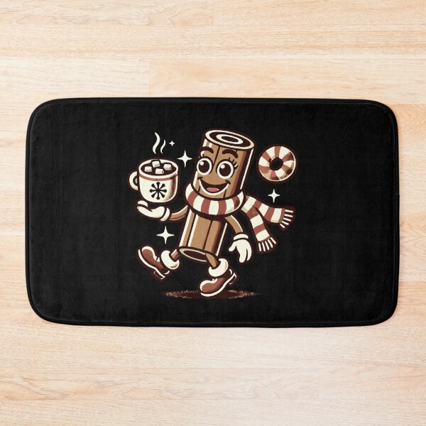 Item preview, Festive Hot Chocolate Cinnamon Cartoon Design designed and sold by LuminOrb.
