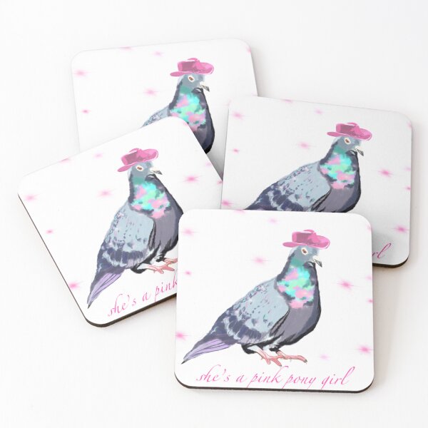 Item preview, Pink Pony Pigeon Girl designed and sold by Silly Goose Emporium.