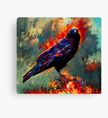 raven Canvas Print