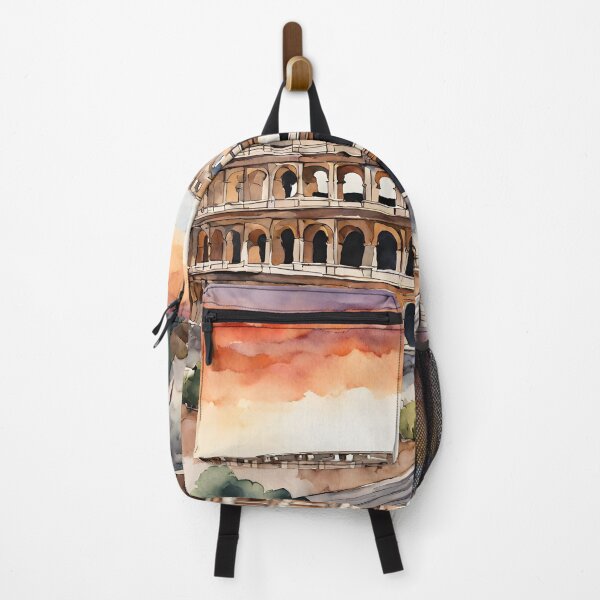 Item preview, Colosseum at Sunset: Watercolor Beauty in Rome designed and sold by LSVart.