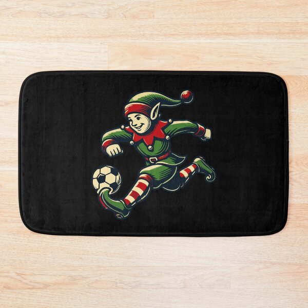 Item preview, Christmas Elf Soccer Player Fun designed and sold by LuminOrb.