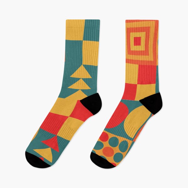 Item preview, Dynamic Bauhaus Pattern with Geometric Shapes and Bold Colors designed and sold by ploen kongsuwan.