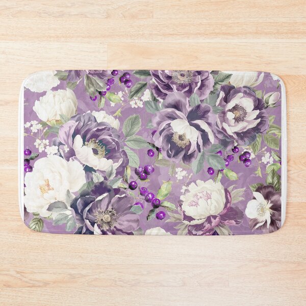 Item preview, Vintage Mystic Nostalgic Purple Roses Peonies Garden  Nightgarden designed and sold by UtArt.