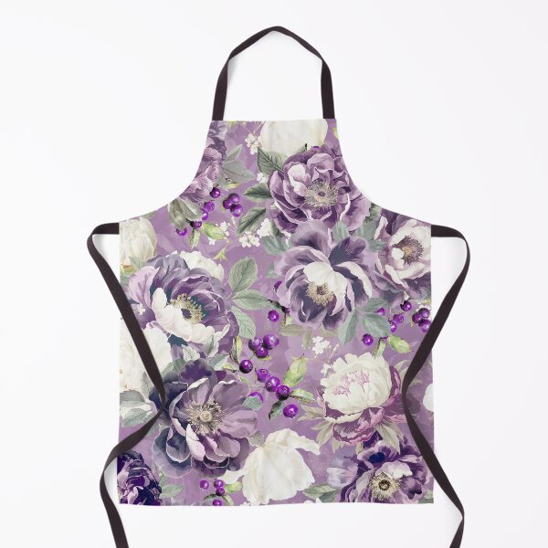Item preview, Vintage Mystic Nostalgic Purple Roses Peonies Garden Nightgarden designed and sold by UtArt.