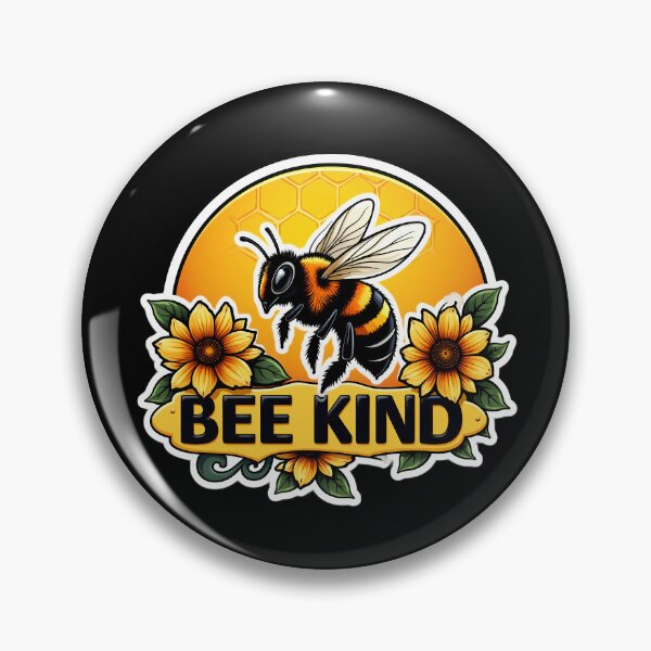 Artikelvorschau, Honeybee and Flowers with a Kind Message entworfen und verkauft von ArtCreator2023.
