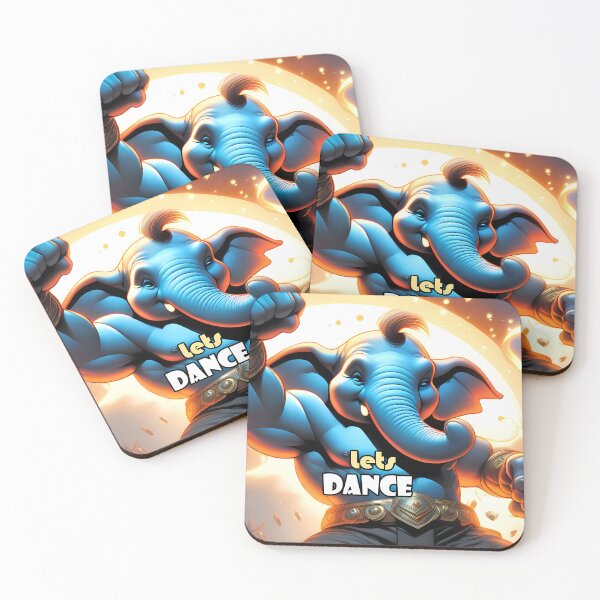 Item preview, Lets Dance Elephant Art designed and sold by thejungleheroes.