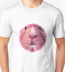 Cute Guinea Pig Face I Love My Animals Unisex T-Shirt