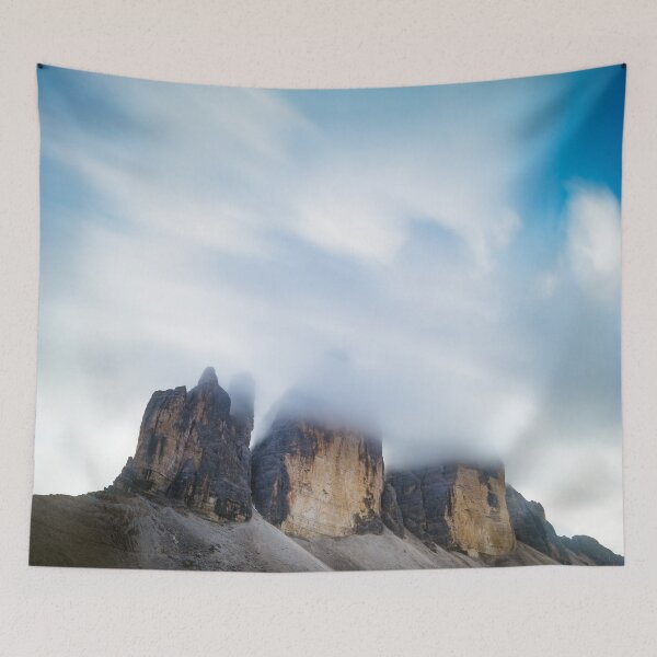 Item preview, Tre Cime di Lavaredo clouds and rainbow designed and sold by Patrik Lovrin.