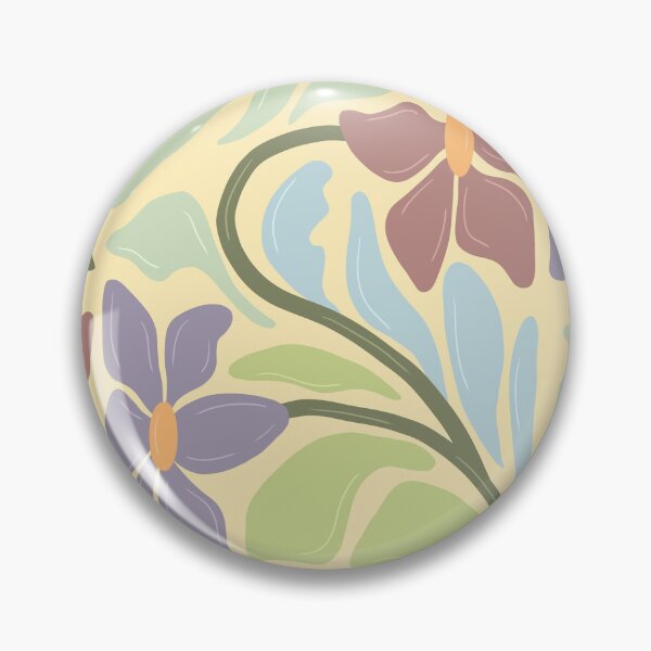 Item preview, Abstract floral harmony cheerful daisies designed and sold by FadedFlorals.