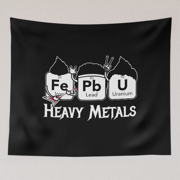 Item preview, Heavy Metals Funny Chemic Design designed and sold by PNGShop.