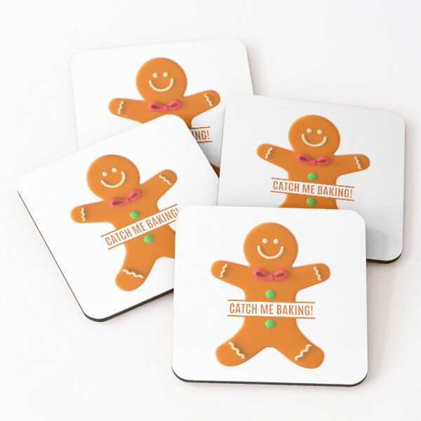Item preview, Catch Me Baking A Joyful Gingerbread Tale In Red Green And Brown designed and sold by SplashTastic.