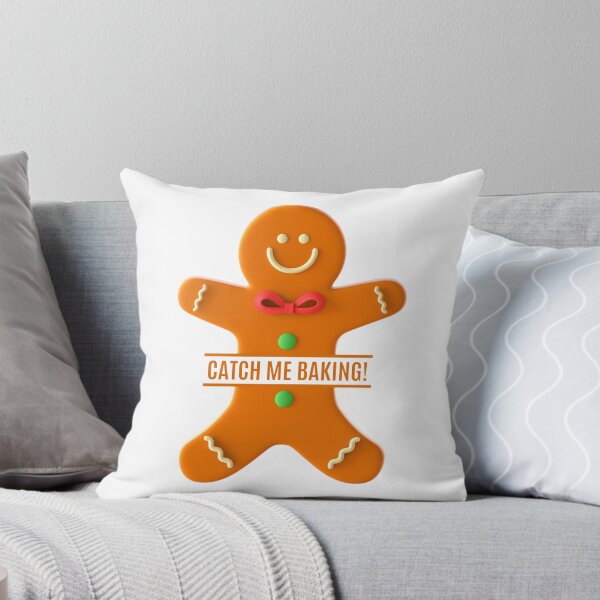 Item preview, Catch Me Baking A Joyful Gingerbread Tale In Red Green And Brown designed and sold by SplashTastic.