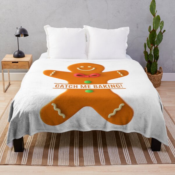 Item preview, Catch Me Baking A Joyful Gingerbread Tale In Red Green And Brown designed and sold by SplashTastic.
